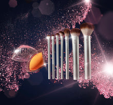Load image into Gallery viewer, REAL TECHNIQUE MIDNIGHT MERRY BRUSH + SPONGE SETS
