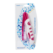 Load image into Gallery viewer, antimicrobial folding toothbrush travel guard