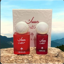 Load image into Gallery viewer, Ibraq braheem alqurashi pomegranate musk mini set 2pcs