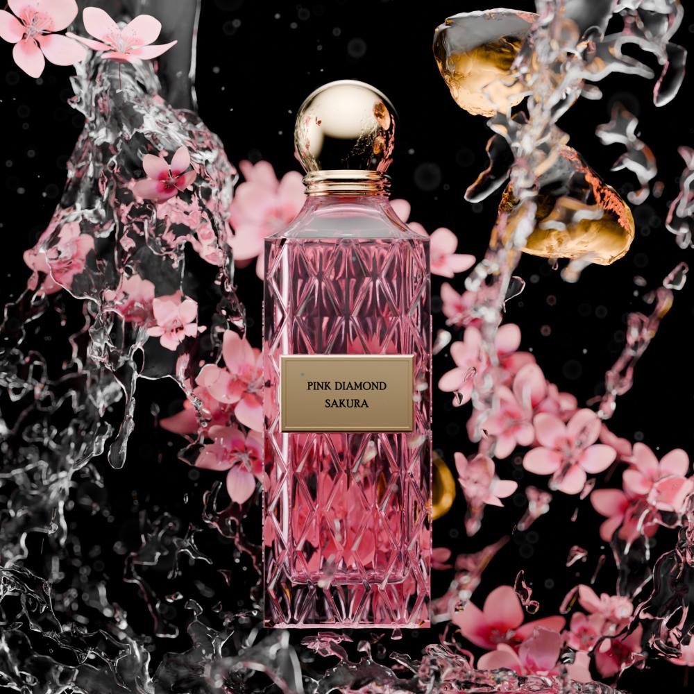 Ibraheem alqurashi  Pink Dimond Sakura perfume 200ml