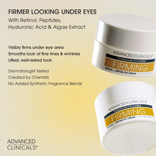 Load image into Gallery viewer, Advanced clinicals Firming retinol+ peptide eye cream 30ml
