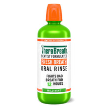 Load image into Gallery viewer, TheraBreath Fresh Breath Oral Rinse ,Mild Mint 473ml
