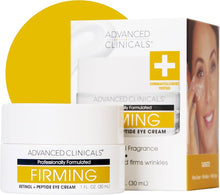 Load image into Gallery viewer, Advanced clinicals Firming retinol+ peptide eye cream 30ml
