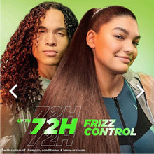 Load image into Gallery viewer, Garnier Fructis Sleek &amp; Shine Full + Travel Size Shampoo (370ml) + Conditioner (354ml)&amp; l Set for Frizzy, Dry Hair, Plant Keratin + Argan Oil Set (4pcs)
