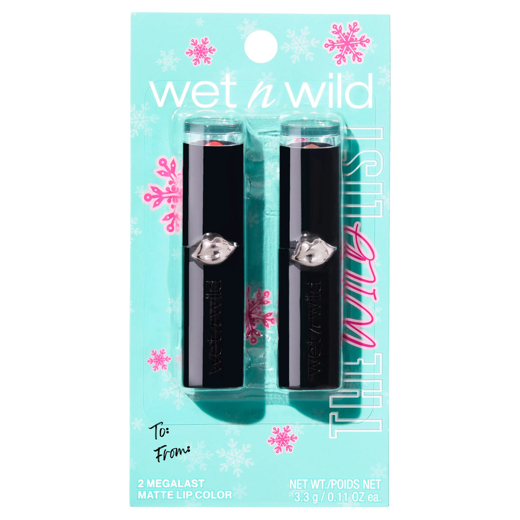 wet n wild megalast matte lip color set of 2
