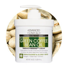 Load image into Gallery viewer, Advanced Clinicals Green Coffee Bean Oil Anti-Cellulite Slimming Cream
