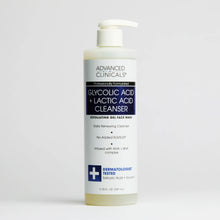 Load image into Gallery viewer, Advanced clinicals Glycolic acid &amp; lactic acid cleanser 347ml

