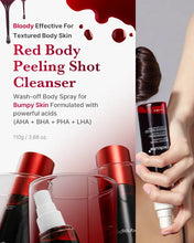 Load image into Gallery viewer, Medicube red acne body peeling shot AHA+BHA+pHA+LHA32% 110g

