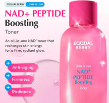 Load image into Gallery viewer, Eqqual Berry NAD + Peptide boosting  Toner 150ml تونر الببتايد وناد بوستر من ايكولبيري
