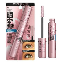 Load image into Gallery viewer, Maybelline New York Holiday SKY HIGH MASCARA WATER PROOF HYDROFUGE A PRUEBA DE AGUA 802 VERY BLACK 6ml
