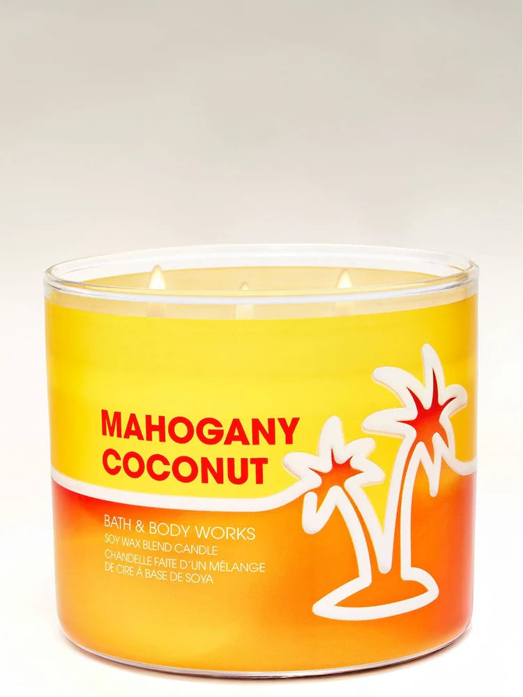 Mahogany coconut candle