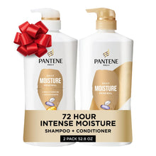 Load image into Gallery viewer, Pantene Shampoo Twin Pack with Hair Treament, Daily Moisture 820ml
