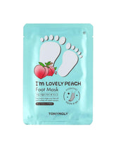 Load image into Gallery viewer, TonyMoly I’m lovely peach foot mask 16g
