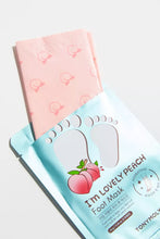 Load image into Gallery viewer, TonyMoly I’m lovely peach foot mask 16g

