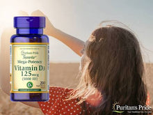 Load image into Gallery viewer, D3 VITAMIN 5000 iu 100Rapid Release softgels
