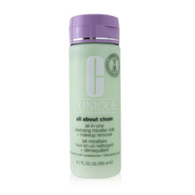 Load image into Gallery viewer, Clinique all about clean micellar milk + makeup remover 200ml
