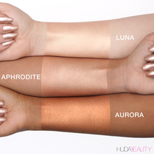 Load image into Gallery viewer, Huda beauty Liquid highlighter aphrodite
