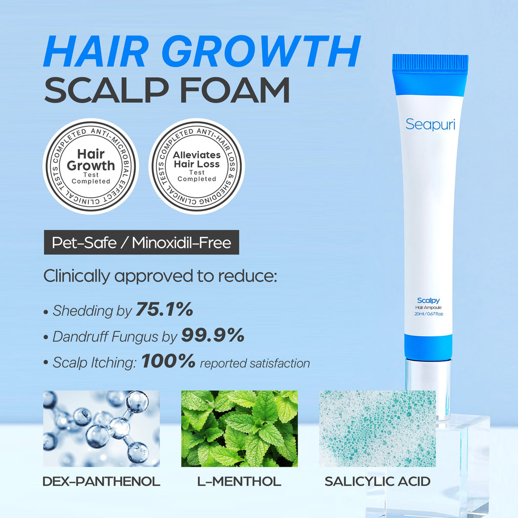 seapuri scalpy hair serum 20ml سيرم تكثيف الشعر وتغذية البصيلات