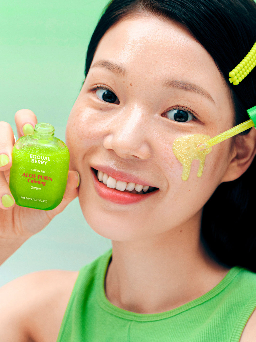 EQQUALBERRY - Aloe PDRN Calming Serum 30ml سيرم تهدئة البشرة و ترطيب و تقليل تحسس وتعب