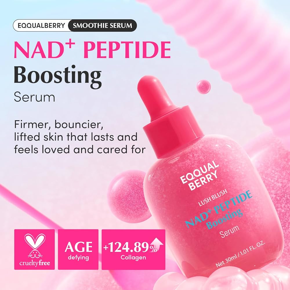 EQQUALBERRY - NAD+ Peptide Boosting Serum 30ml سيرم الببتايد وشد ونضارة البشرة
