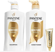 Load image into Gallery viewer, Pantene Shampoo Twin Pack with Hair Treament, Daily Moisture 820ml
