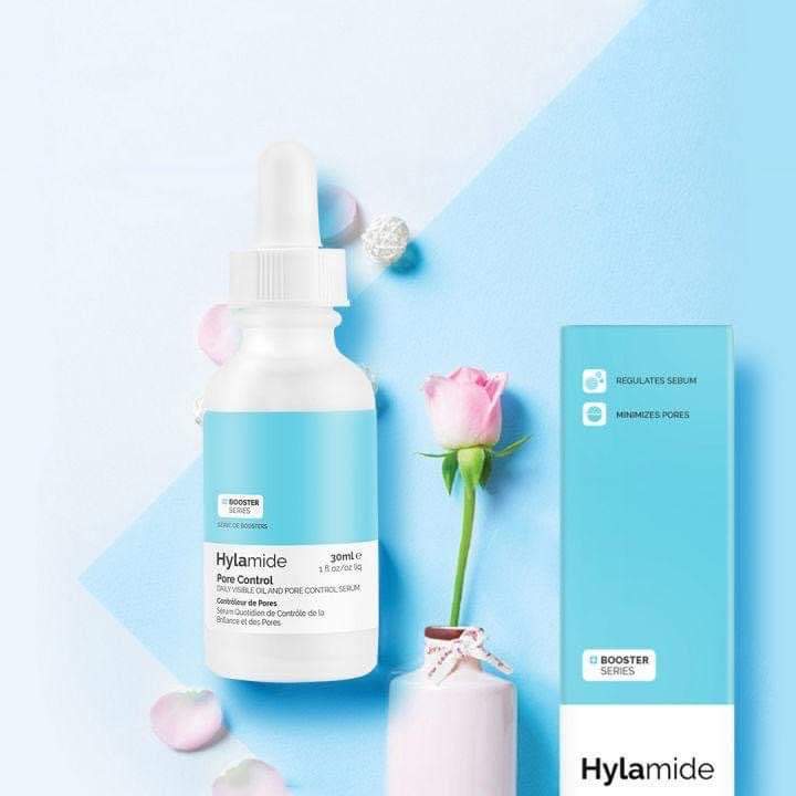 Hylamide pore control serum